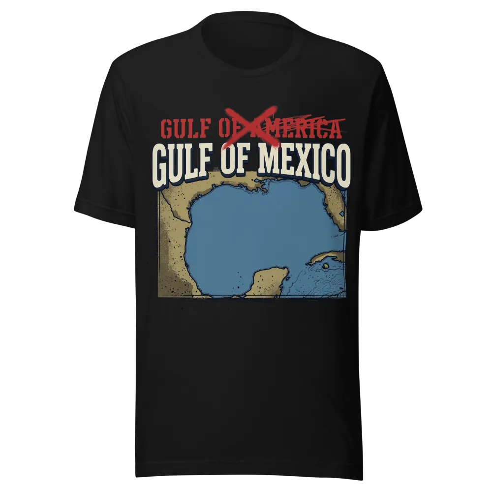 Gulf of Mexico on a Olive unisex staple t-shirt