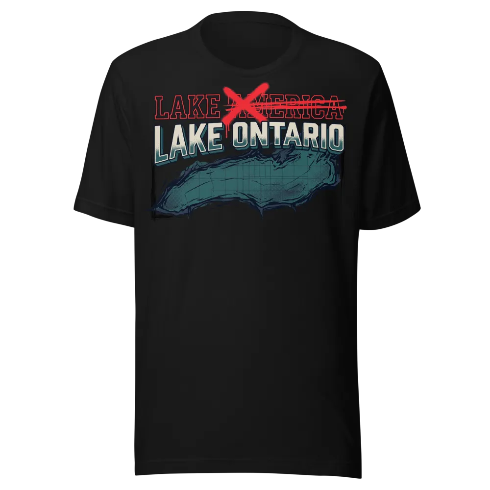 Lake Ontario on a Forest unisex staple t-shirt