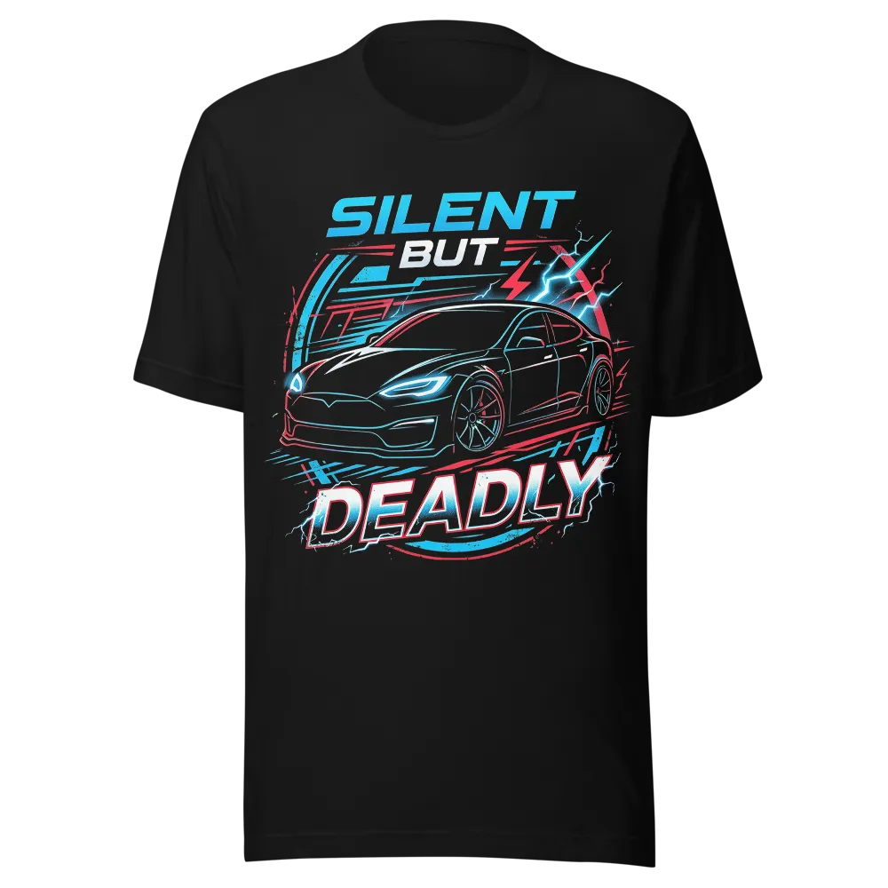 Silent But Deadly EV on a Heather True Royal unisex staple t-shirt